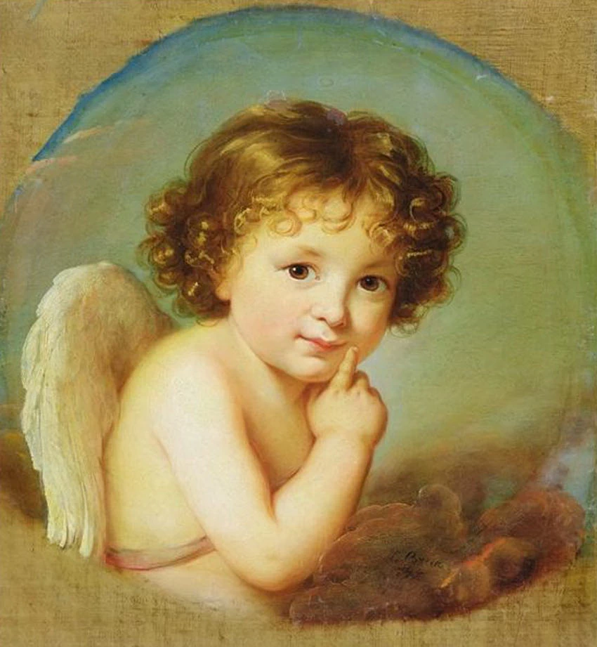 Il principe Youssoupoff come Cupido-Regional Art Museum, Chernigov, Ukraine
